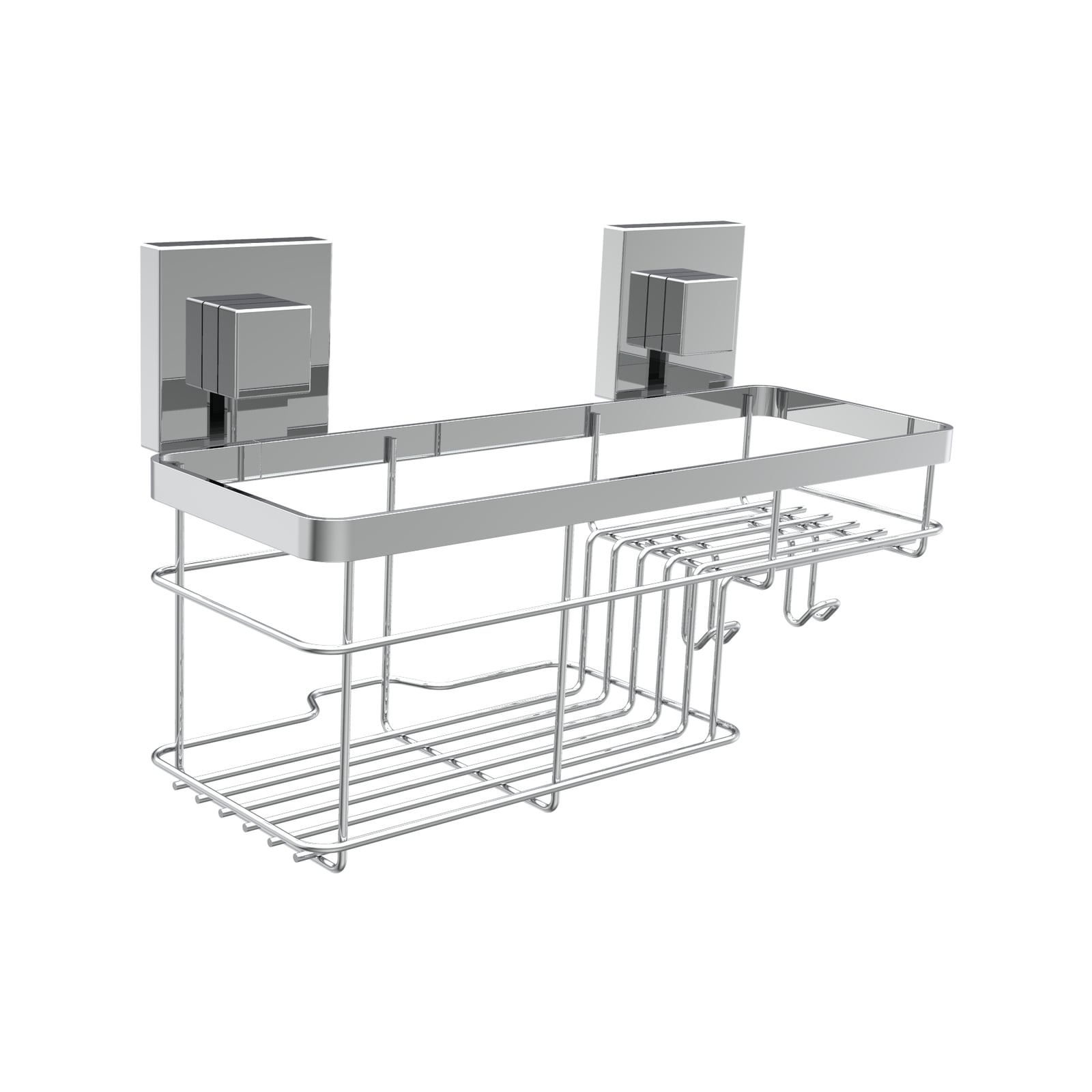 Fusion-Loc 26kg Stainless Steel Suction Combo Shower Caddy - Image 1 of 6