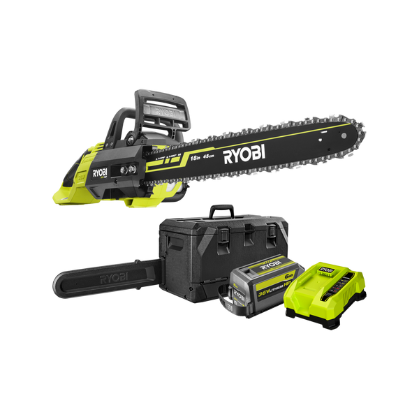 RYOBI 36V HP™ Brushless 18” (45cm) Chainsaw 6.0Ah Kit