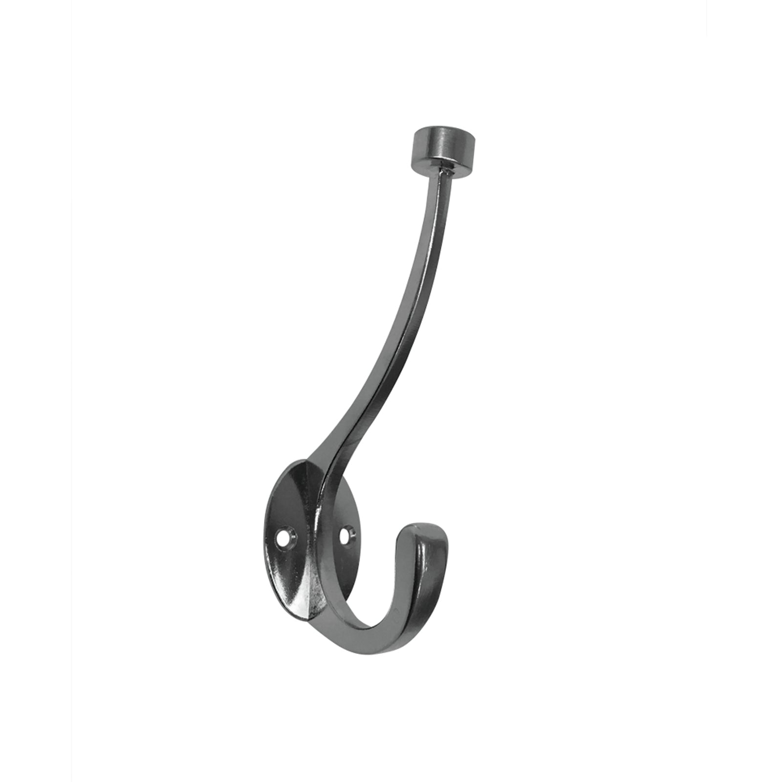 Adoored Double Satin Chrome Robe Deco Hook - Image 1 of 2