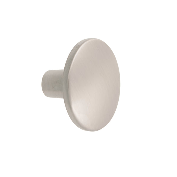 Prestige 30mm Brushed Nickel Round Knob - 30mm