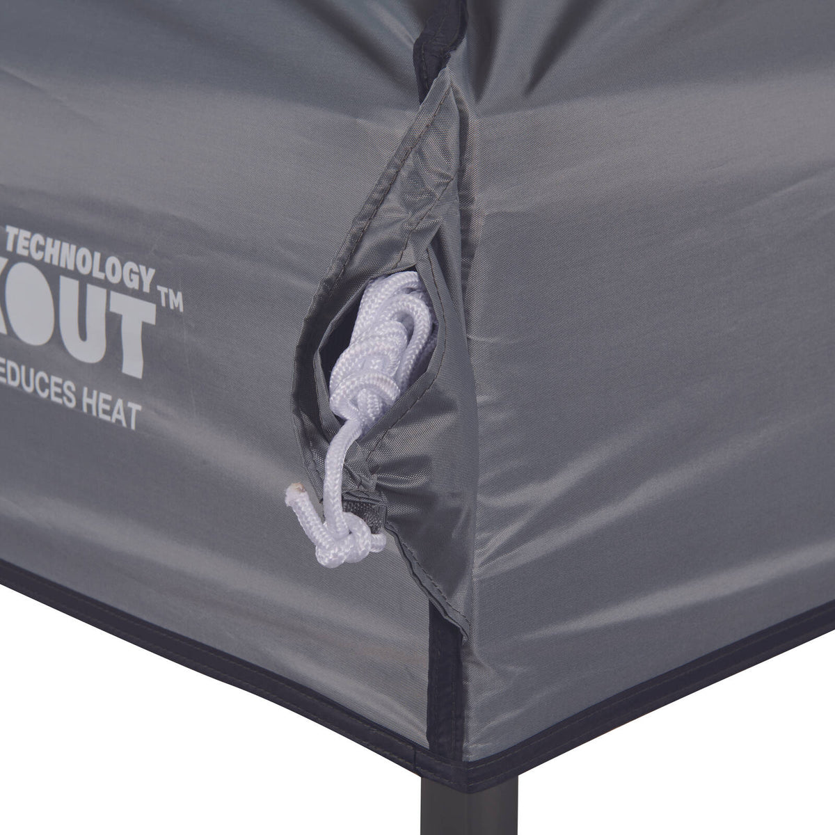 OZtrail Gazebo 3m Quick Lock Blockout in Grey - Image 5 of 6