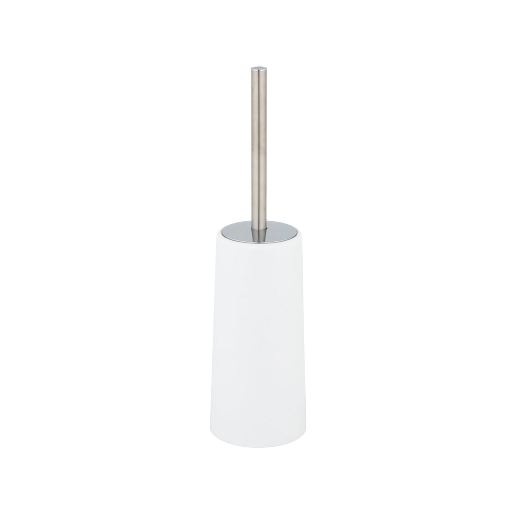 Barelli Matte White Plastic Toilet Brush &amp; Holder - Image 1 of 4