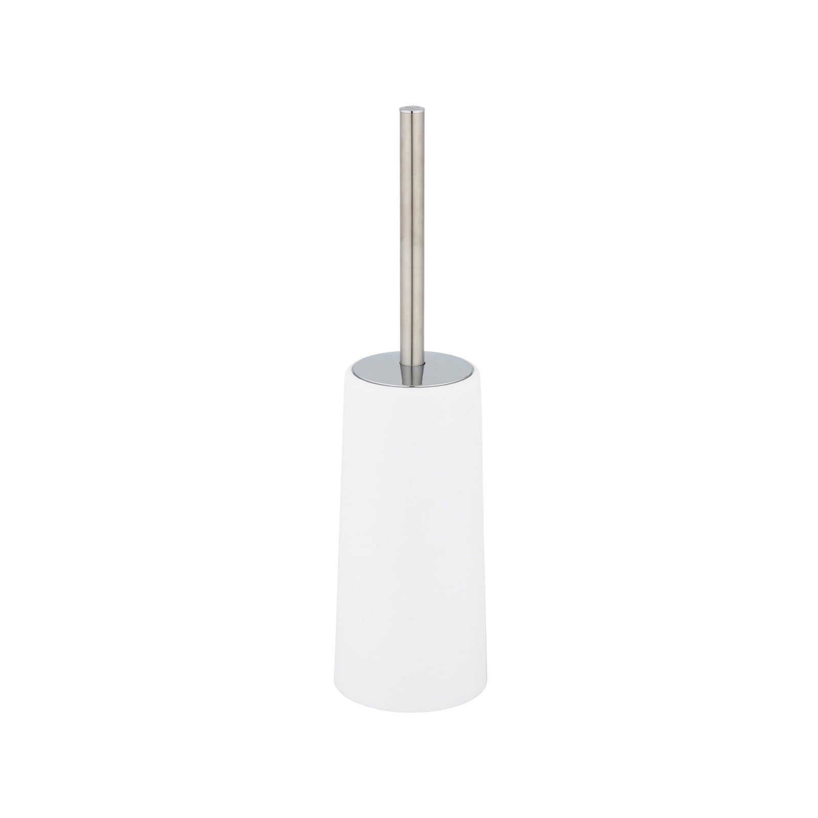 Barelli Matte White Plastic Toilet Brush &amp; Holder - Image 1 of 4