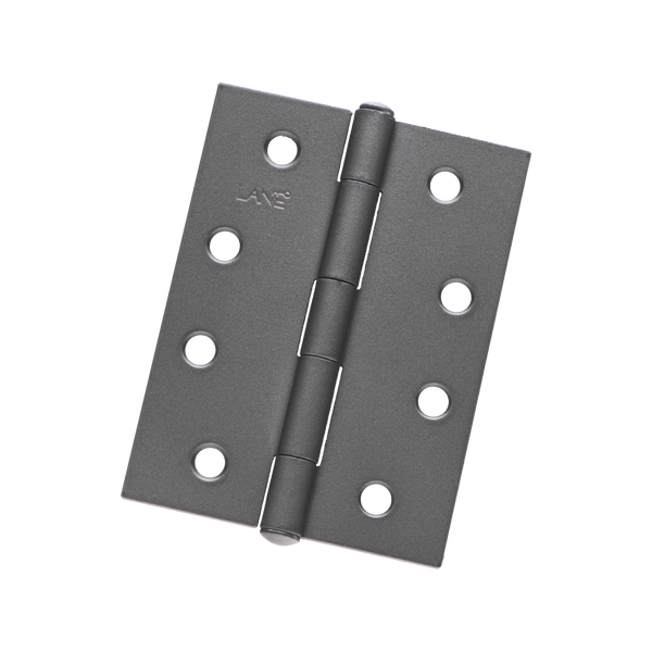 Lane 100mm Gun Metal Grey Butt Hinge - 2 Pack