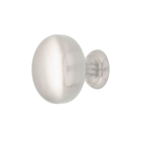 Prestige 32mm Brushed Nickel Round Knob - 32mm