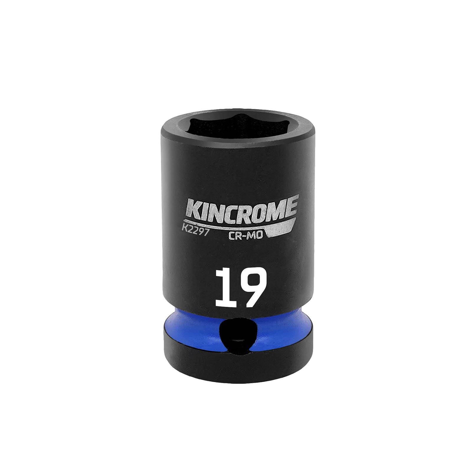 Kincrome 19mm 1/2” Square Drive Impact Socket - Image 1 of 1