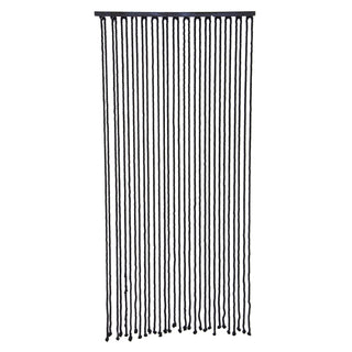 Pillar 90 x 200cm Black Nautica Door Curtain