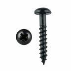 Pinnacle 5 x 50mm Black Round Timber Screw - 20 Pack - Image 1 of 2