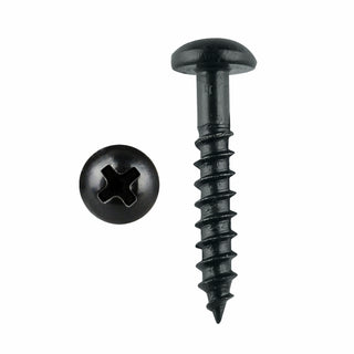 Pinnacle 5 x 50mm Black Round Timber Screw - 20 Pack