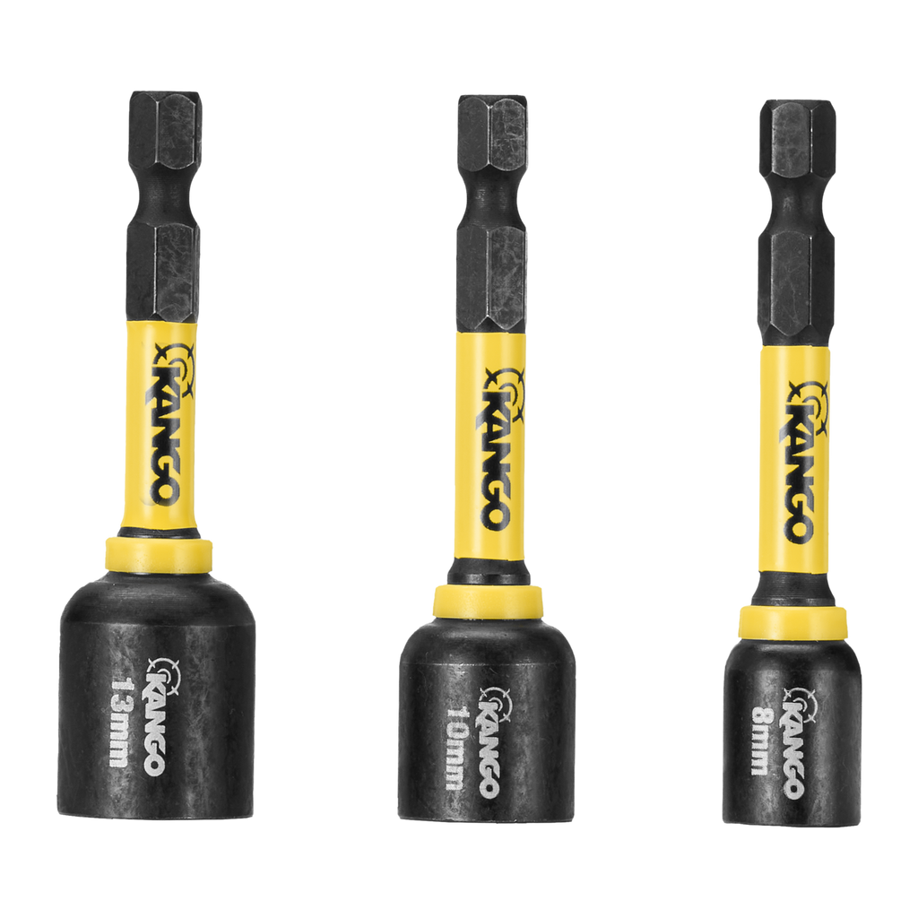 Kango 65mm Hypertorque Metric Magnetic Nut Setters - 3 Pack - Image 2 of 3