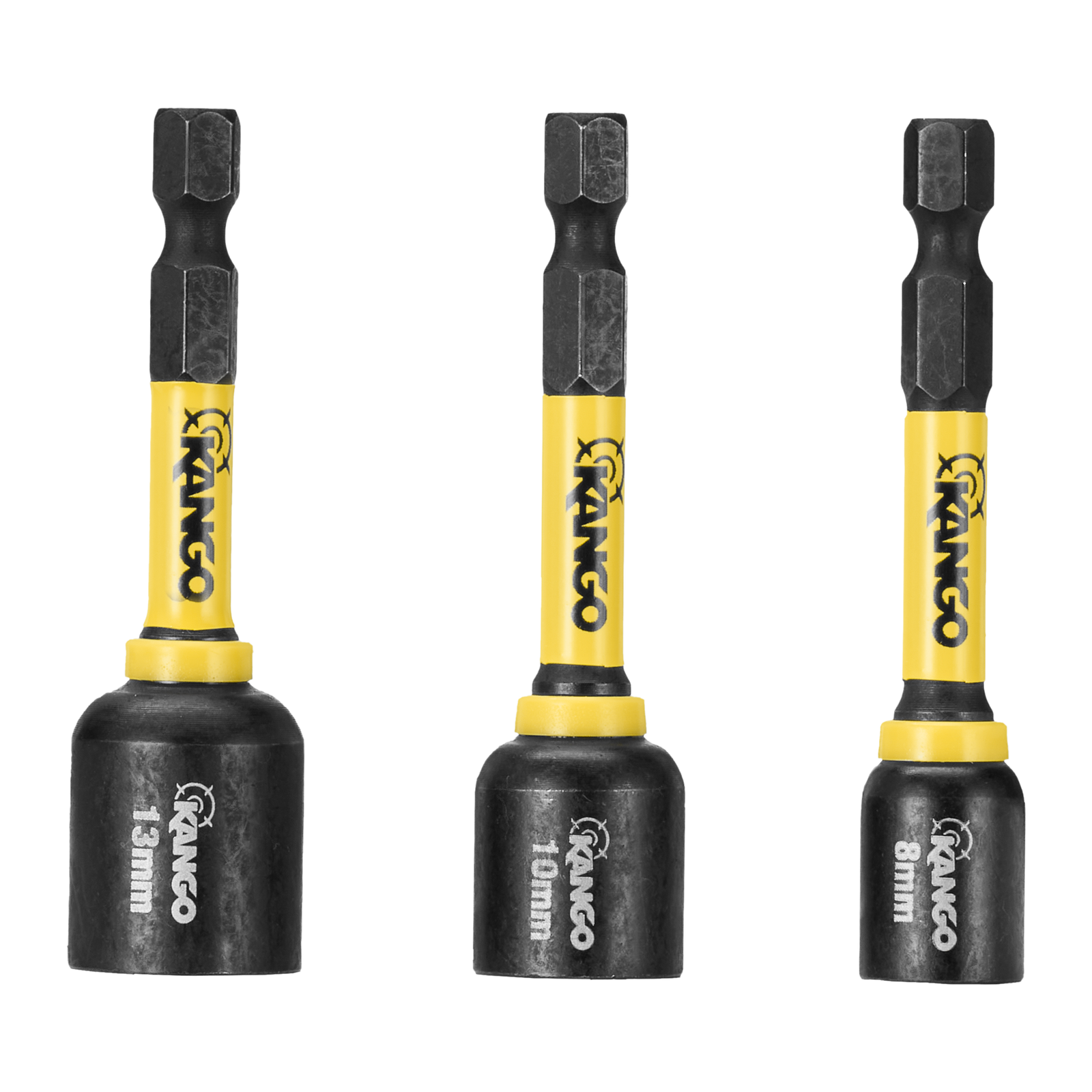 Kango 65mm Hypertorque Metric Magnetic Nut Setters - 3 Pack - Image 2 of 3