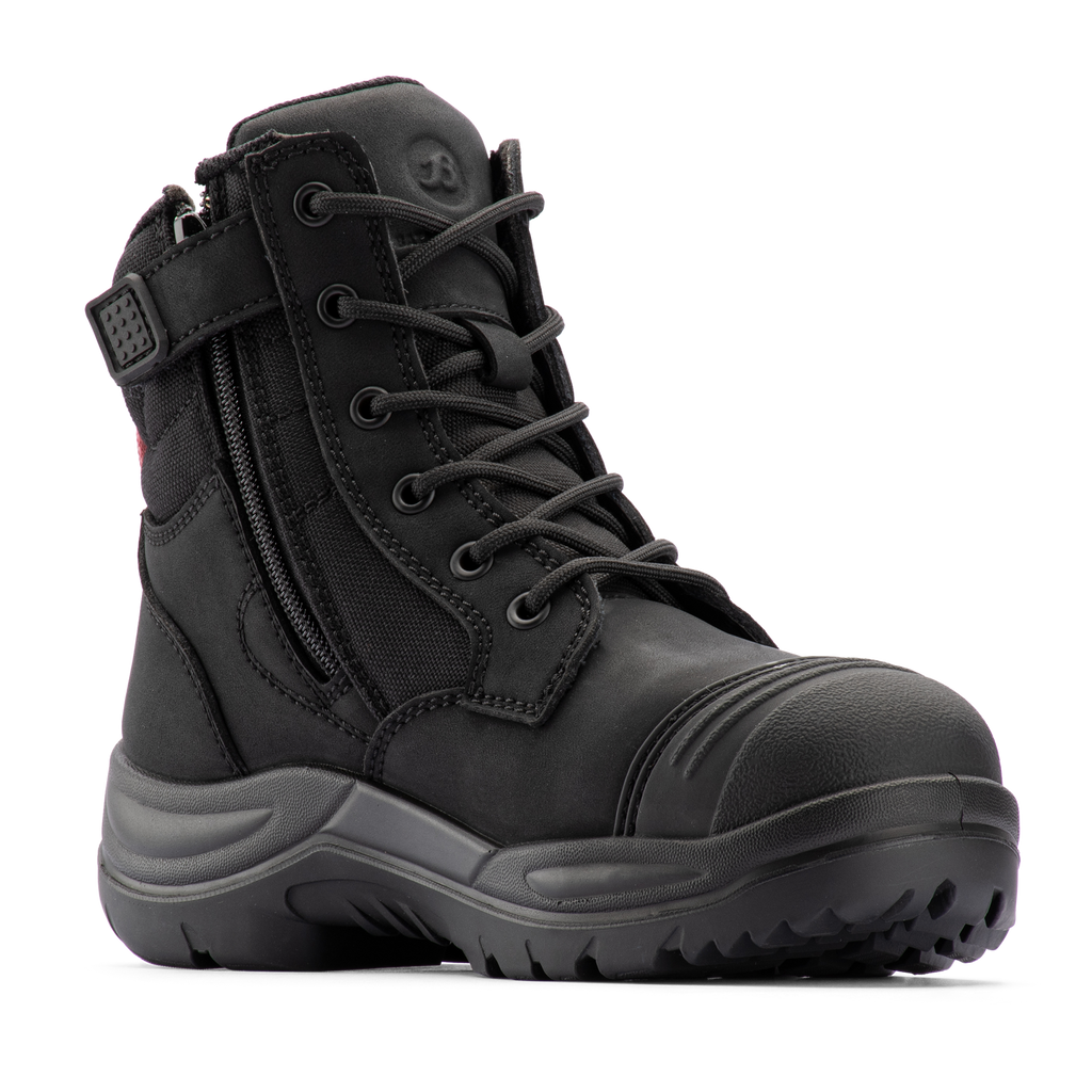 Bata Industrials Women's Black Luna Zip Side Safety Boot US Size 5 - Image 1 of 2