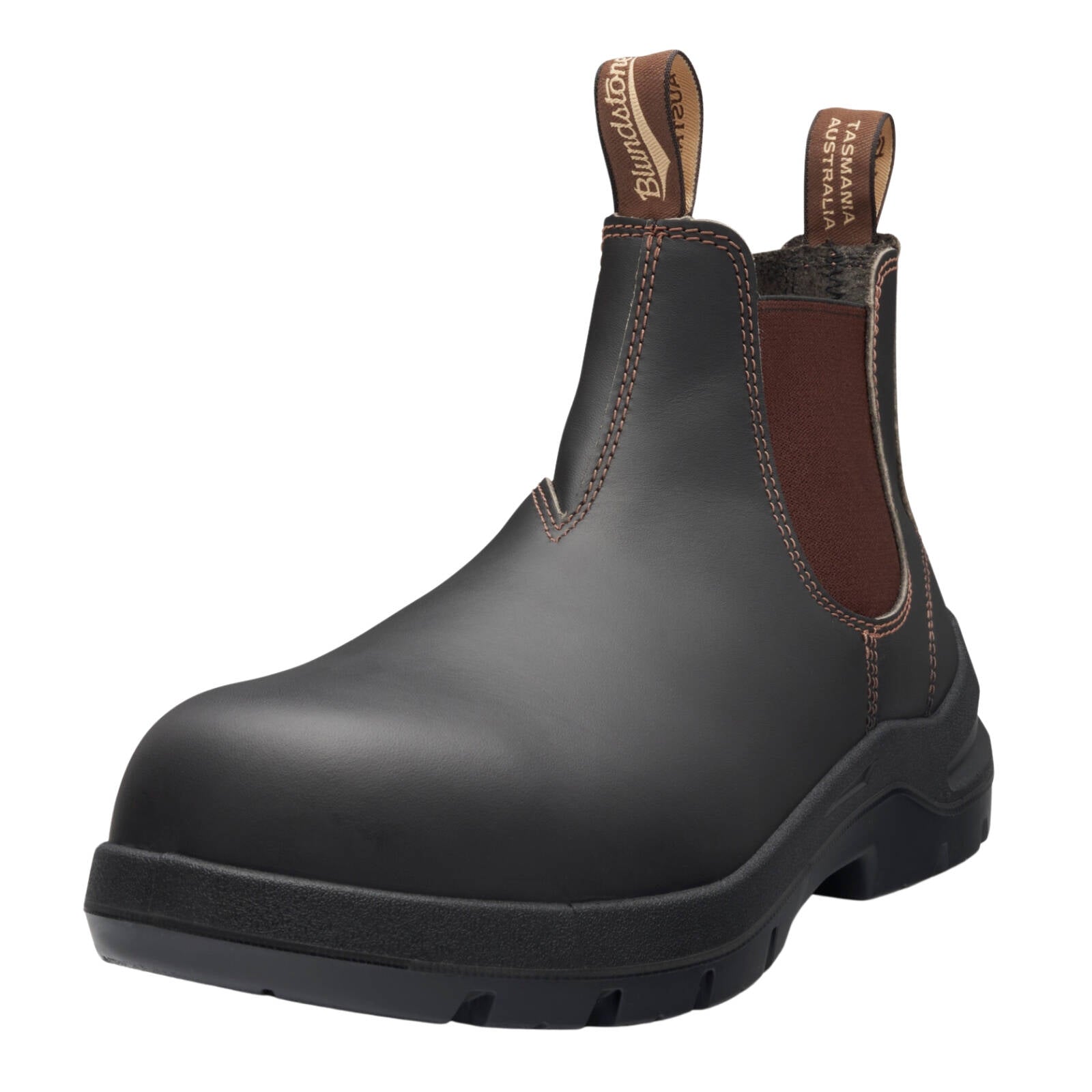 Blundstone Unisex Brown #7508 DuraFit Elastic-Side Safety - UK Size 6 - Image 10 of 11