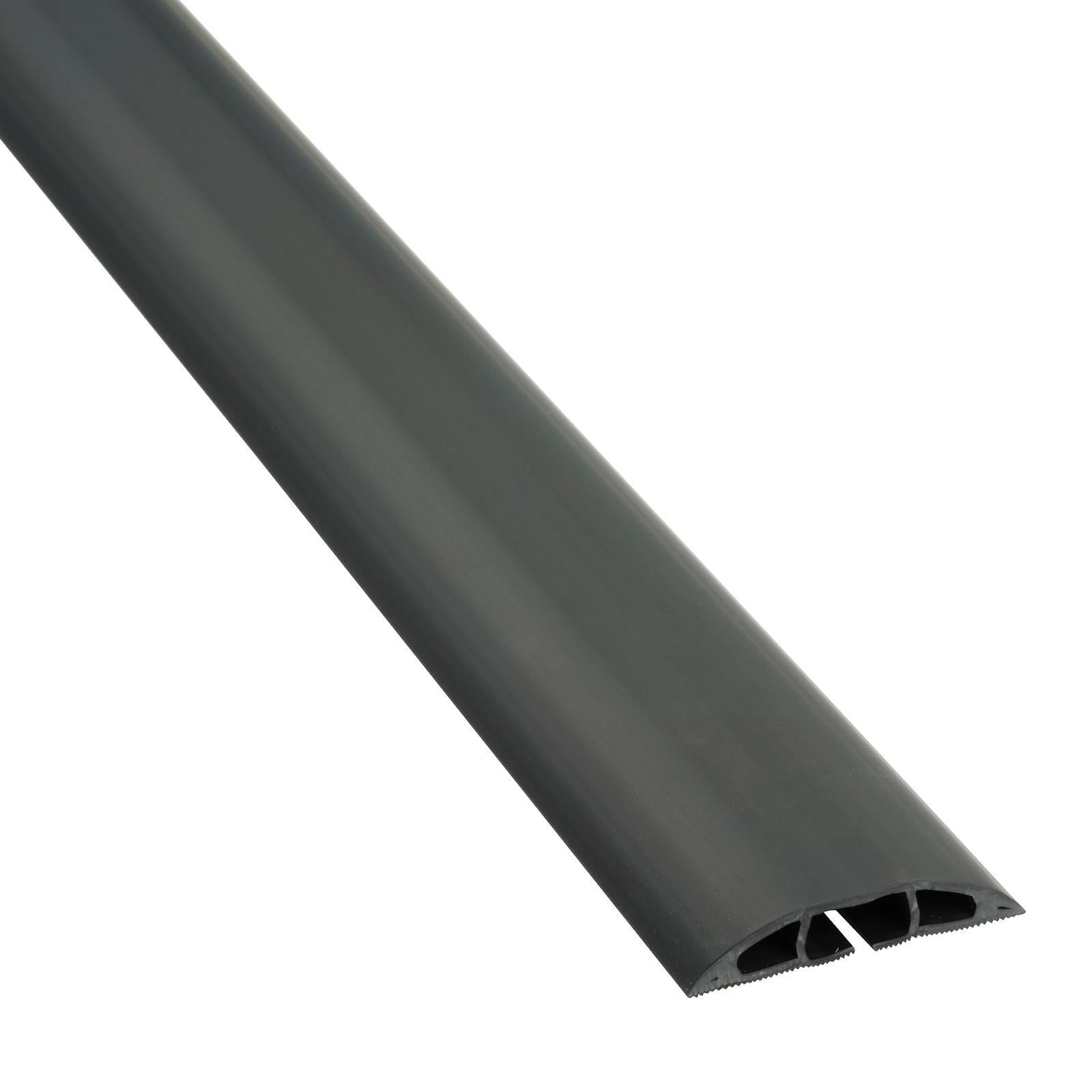 D-Line 17 x 9mm 1.8m Black  Light Duty Floor Cover - Image 1 of 12