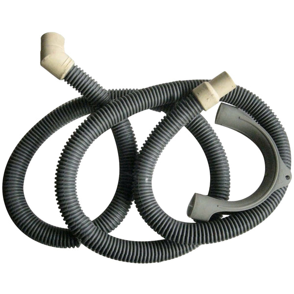 Kinetic 2m Grey PVC Washing Machine And Dishwasher Outlet Drain Hose