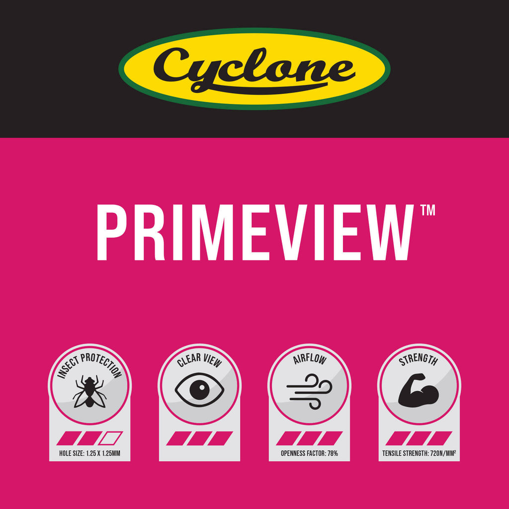 Cyclone 910mm x 2m Primeview Flyscreen - 2m - Image 2 of 14