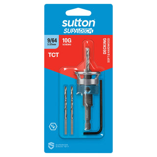 Sutton 9/64" 10G Supadeck TCT Countersink Bit
