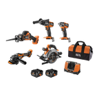 AEG 18V FUSION/Brushless 5-Piece 4.0Ah Kit - Image 1 of 7