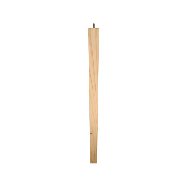 Adoored 710mm Square Pine Furniture Leg Tapered
