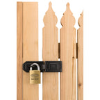 Lockwood 160mm Hardened Steel Hinged Hasp &amp; Staple - Image 2 of 3