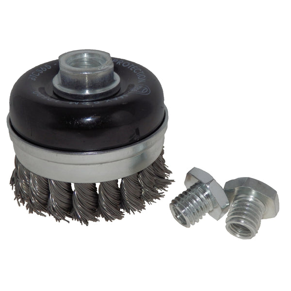 Josco Brumby 75mm Twistknot Cup Brush With Skirt