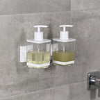 Fusion-Loc Matte White Style Suction Liquid Soap Dispenser - Image 2 of 4