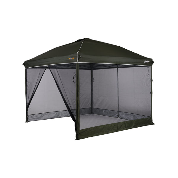 OZtrail 3m Quick Lock Lumos Gazebo w/mesh walls