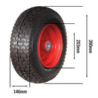 Sherlock 16” Wide Wheelbarrow Wheel - Image 4 of 5