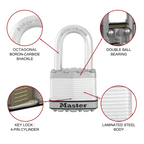 Master Lock 51mm Magnum With 38mm Long Shackle Padlock - Image 2 of 16