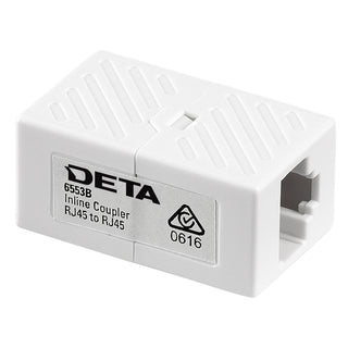 DETA RJ45 8P8C Ethernet Inline Coupler / Joiner