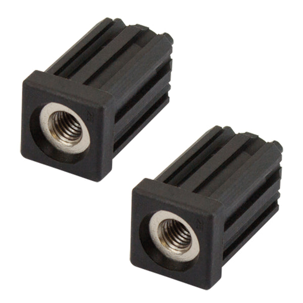 Richmond 25mm x M10 Square Threaded Tube Insert - 2 Pack - 25mm