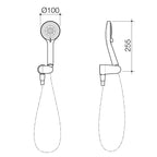 Flexispray Chrome Splash Hand Shower 5 Function - Image 3 of 3