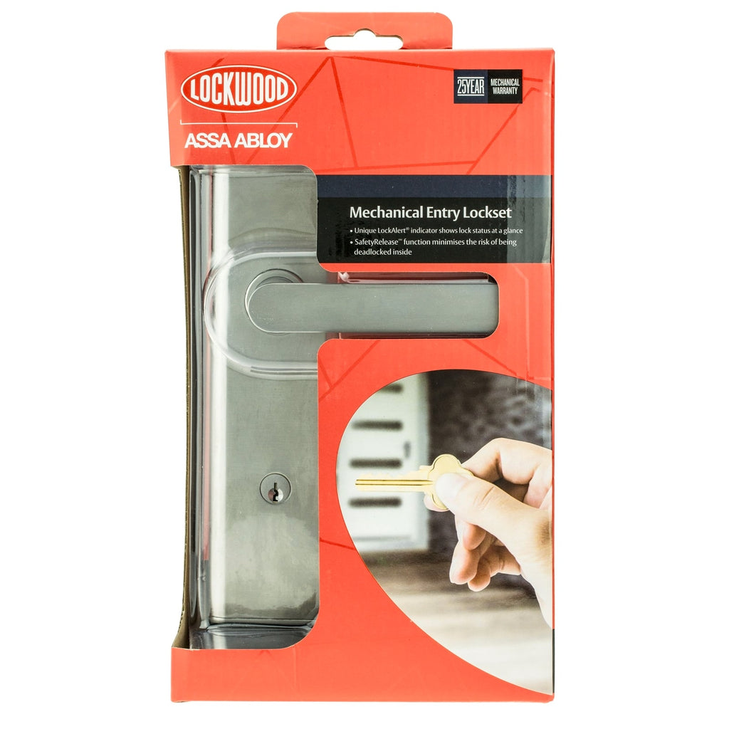 Lockwood Satin Chrome Nexion Vision Element Entrance Lockset - Image 2 of 2