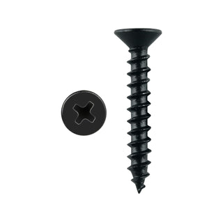 Pinnacle 3.5 x 16mm Black Countersunk Timber Screw - 45 Pack
