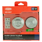 Lockwood Satin Stainless Steel Paradigm 005 Round Rose Double Cylinder Deadbolt - Image 2 of 2
