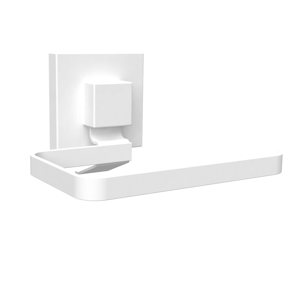 Fusion-Loc Matte White Style Suction Toilet Roll Holder - Image 1 of 3