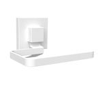 Fusion-Loc Matte White Style Suction Toilet Roll Holder - Image 1 of 3