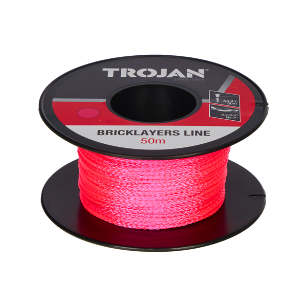 Trojan 50m No 8 Pink Brickline