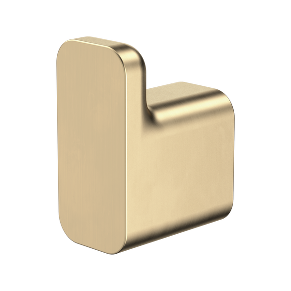 Caroma Brushed Brass Luna Robe Hook