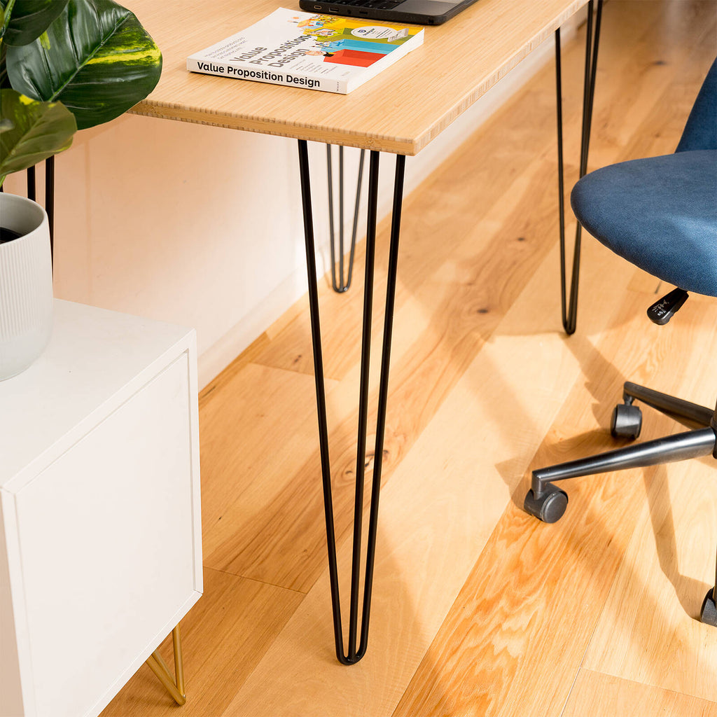 Taskmaster 400 x 10mm Hairpin Steel Table Leg - 400 x 10mm - Image 8 of 20