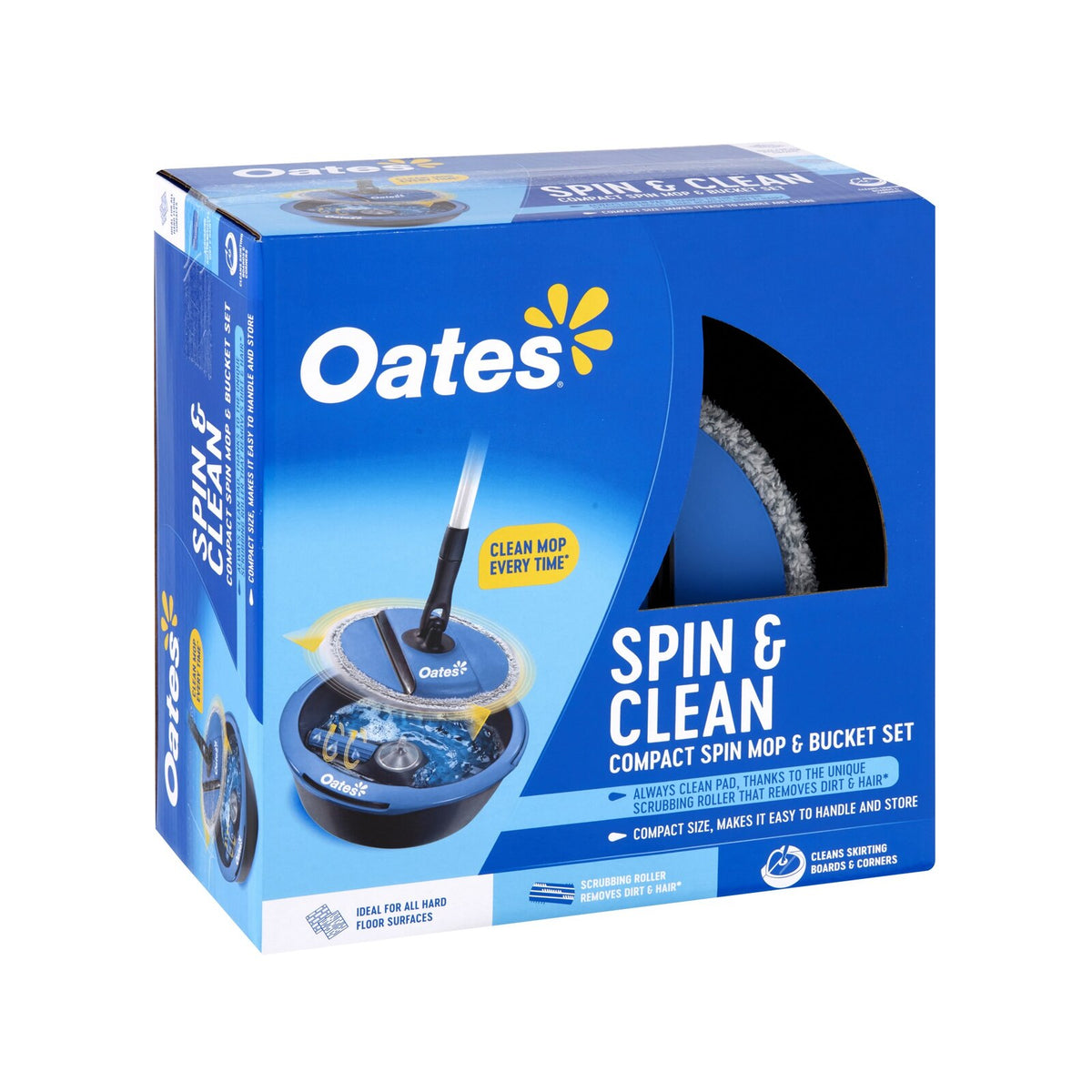 Oates Spin &amp; Clean Compact Spin Mop &amp; Bucket Set - Image 1 of 6