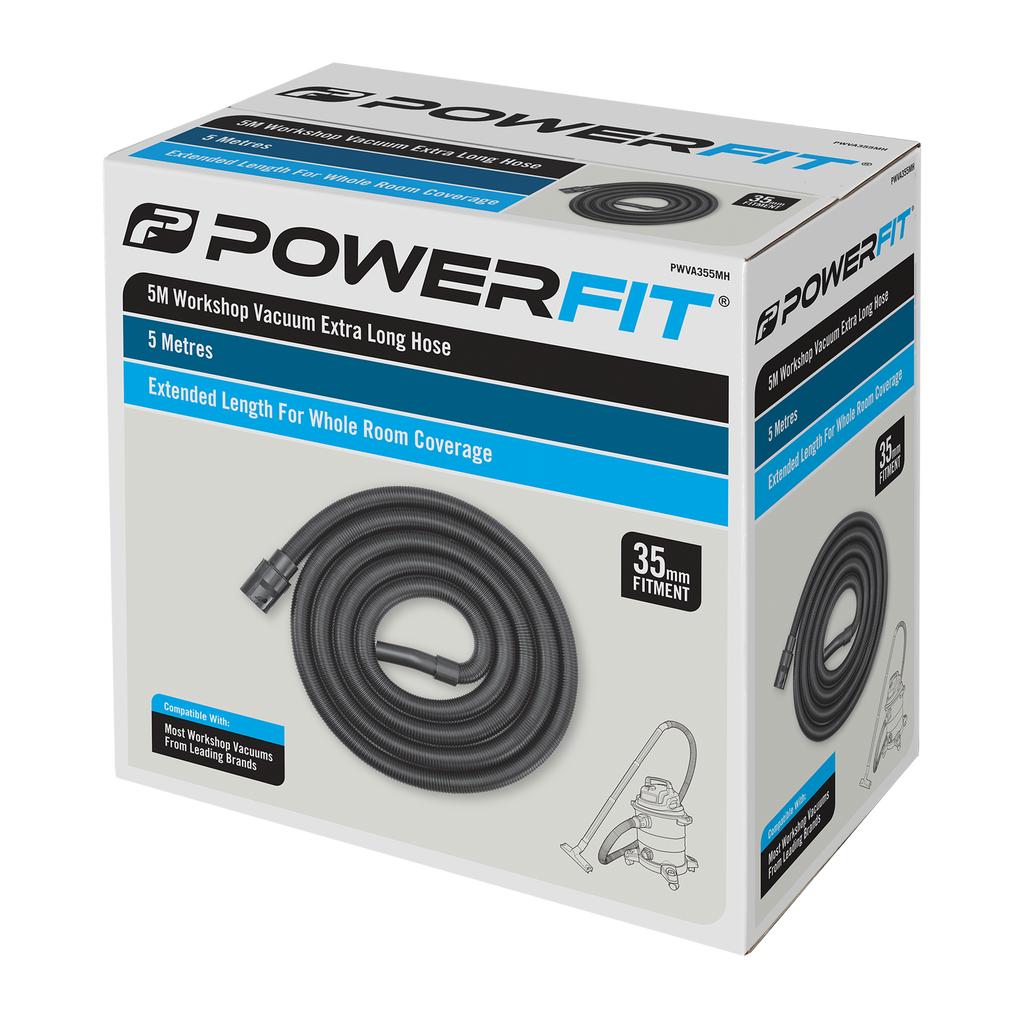 Powerfit 5m Workshop Vacuum Extra Long Hose - Image 2 of 2