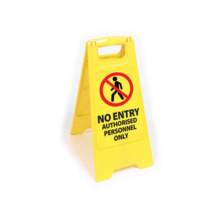 Brutus Caution No Entry A-Frame Signage