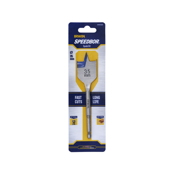 IRWIN 35mm Blue Groove Spade Bit