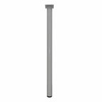 Adoored 40 x 710mm White Round Adjustable Metal Furniture Leg - Image 1 of 8