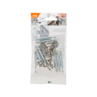 Taskmaster 44mm Cam Connector And Bolt - Pack of 8