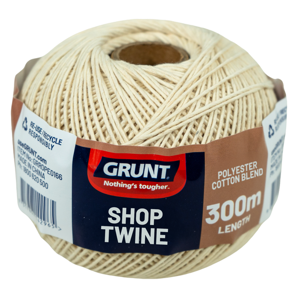 GRUNT 300m Polyester Cotton Shop Twine - 300m
