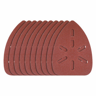 Ozito 80 Grit Medium Detail Sander Sanding Sheets - 10 Pack