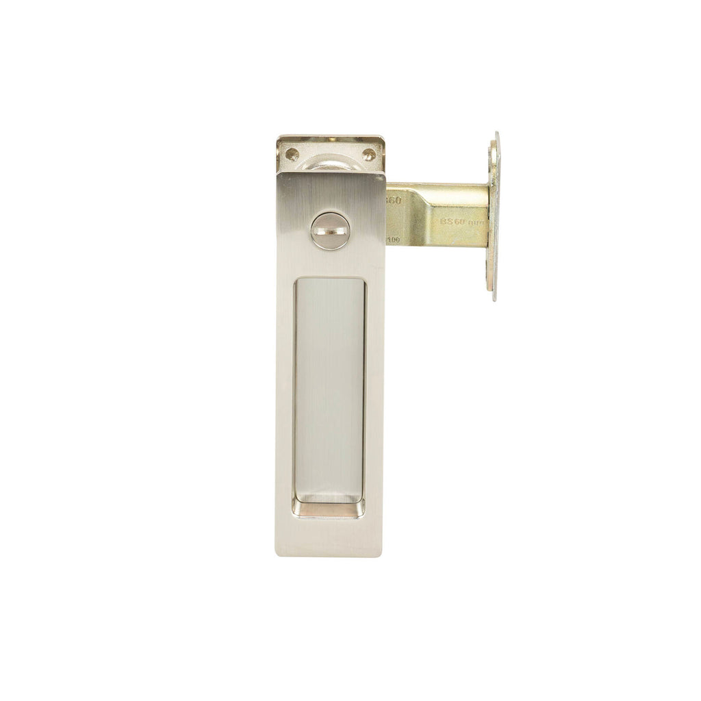 Delf Satin Nickel Rectangular Cavity Privacy Door Lock - Image 4 of 4