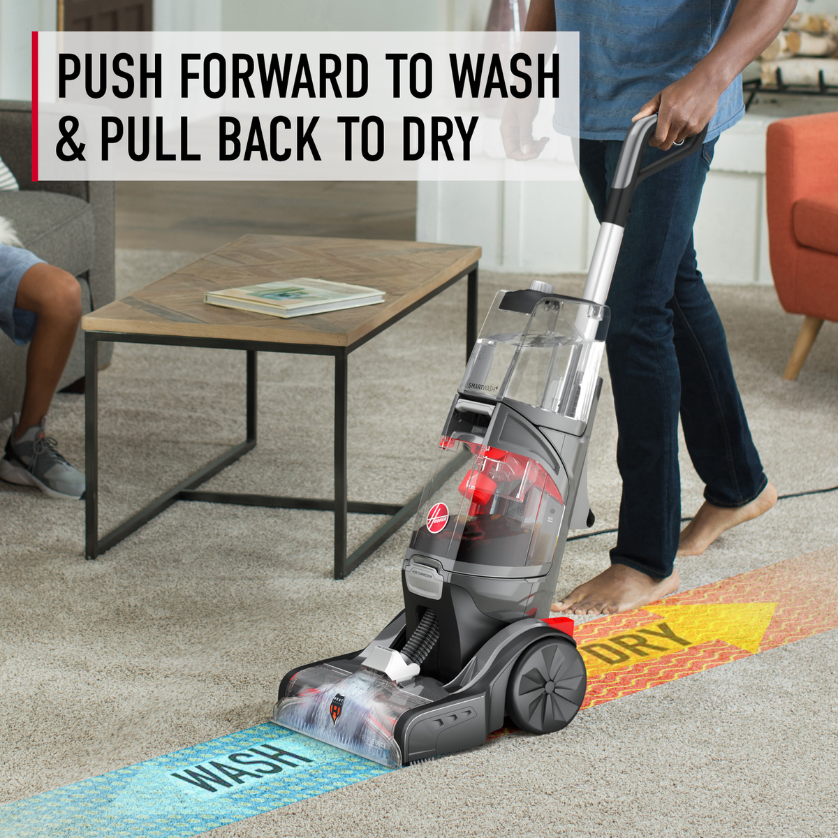 Hoover Smartwash Essentials Automatic Carpet Cleaner - Image 6 of 9